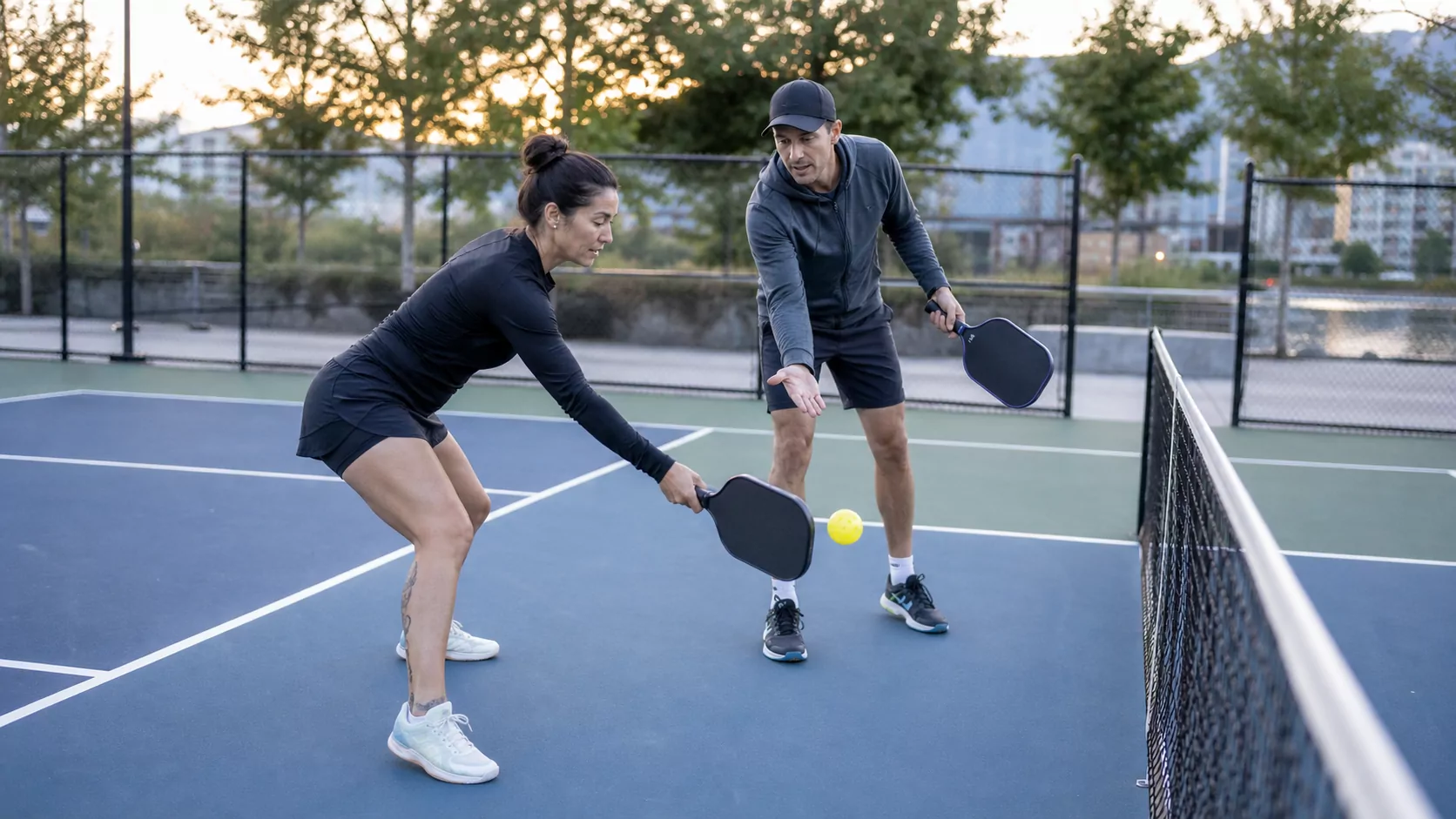 Private pickleball coaching for an adult player near North Vancouver